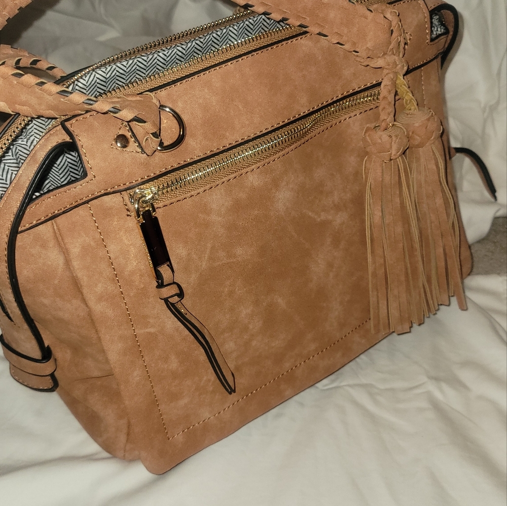 Torrid faux seude satchel